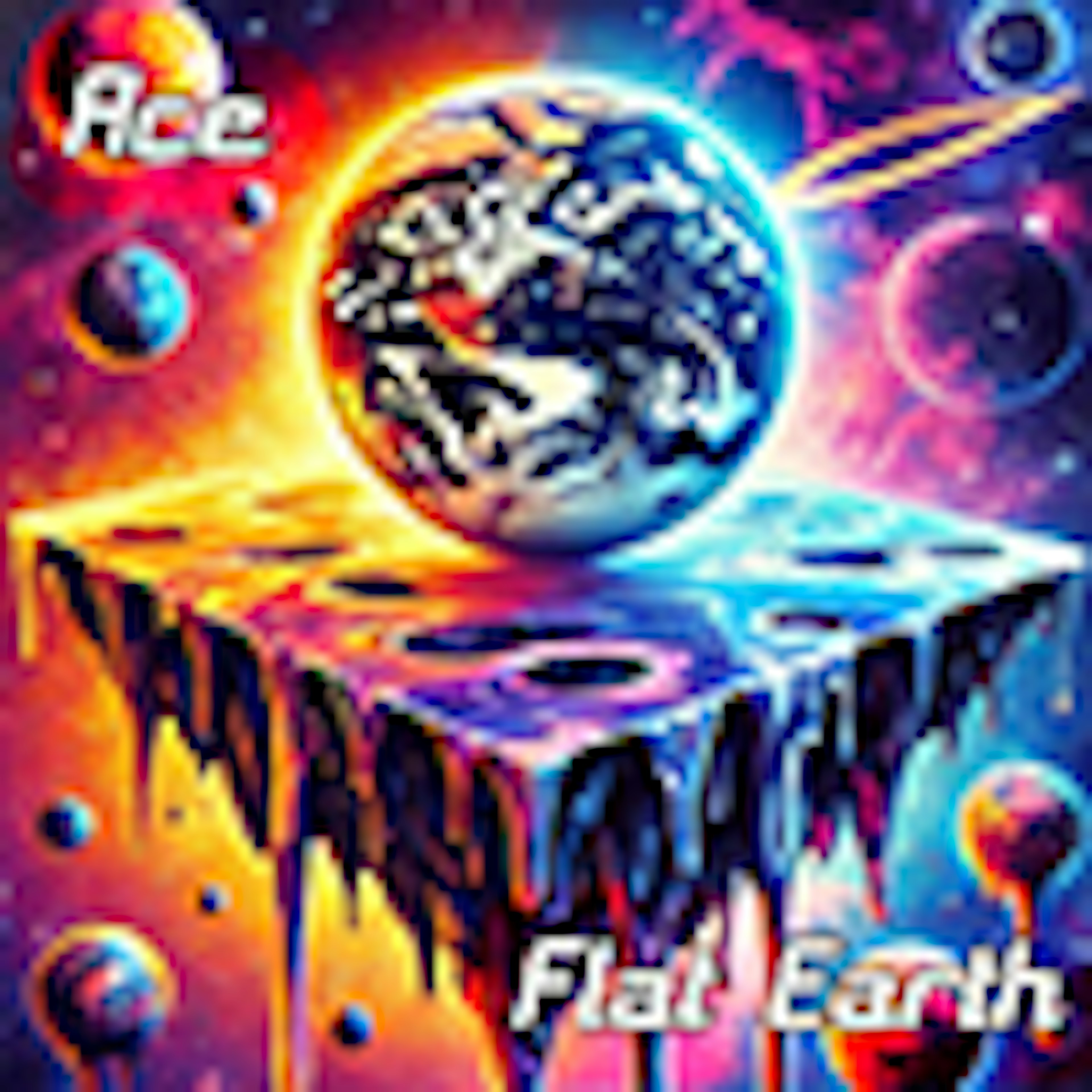Flat Earth album cover Flat Earth album cover