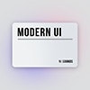 Modern UI album cover Modern UI album cover