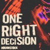 One Right Decision album cover One Right Decision album cover
