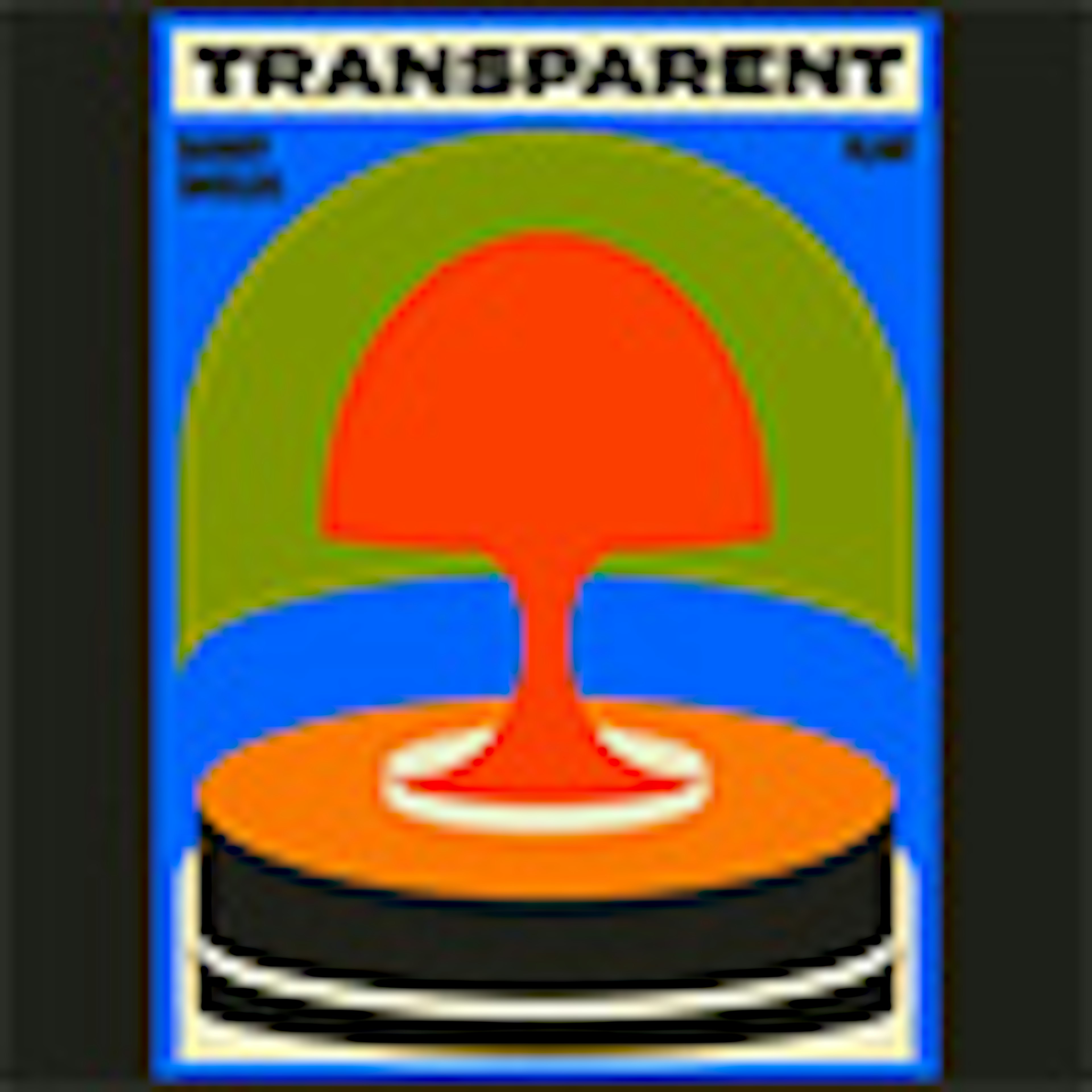 Transparent album cover